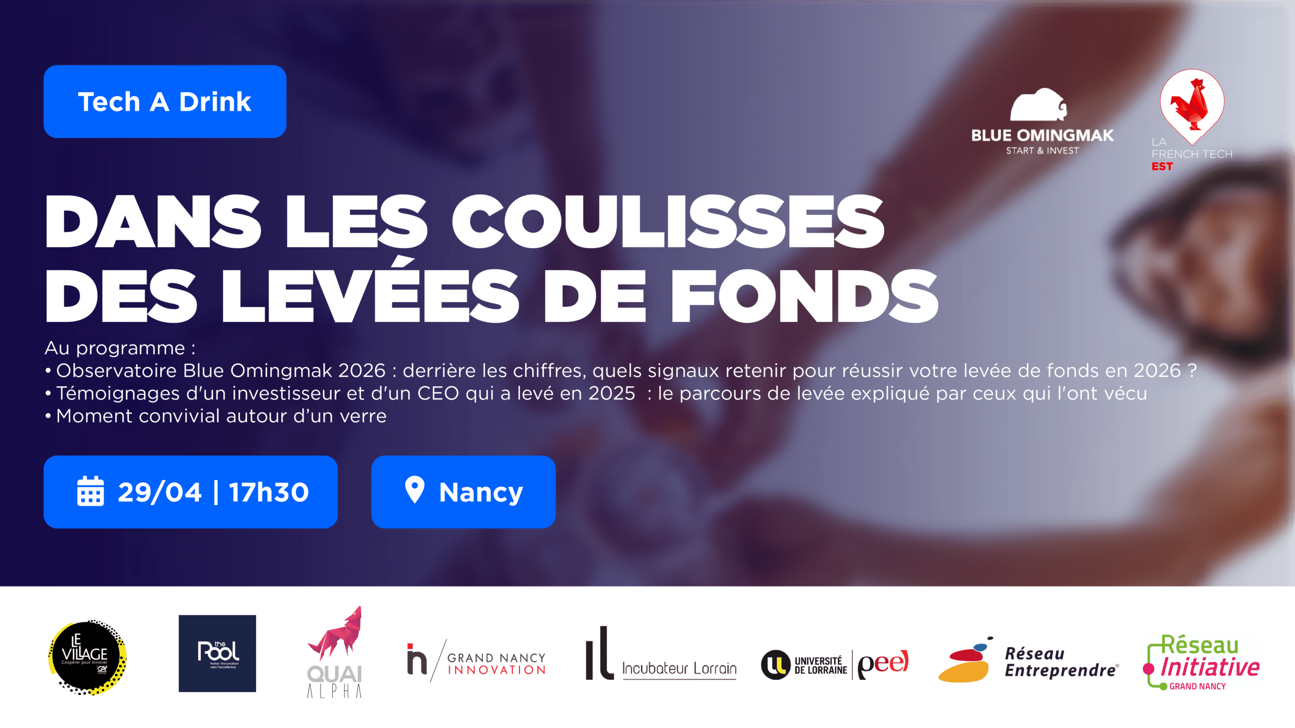 Tech A Drink : dans les coulisses d&rsquo;une levée de fonds