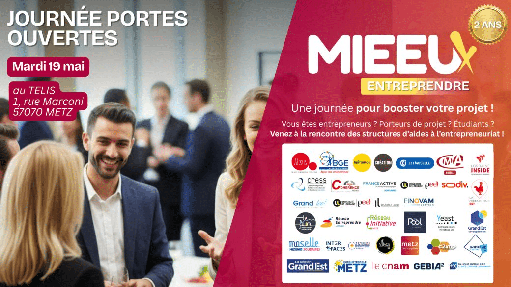 Journée Portes Ouvertes – MIEEU Entreprendre : une journée pour booster votre projet !