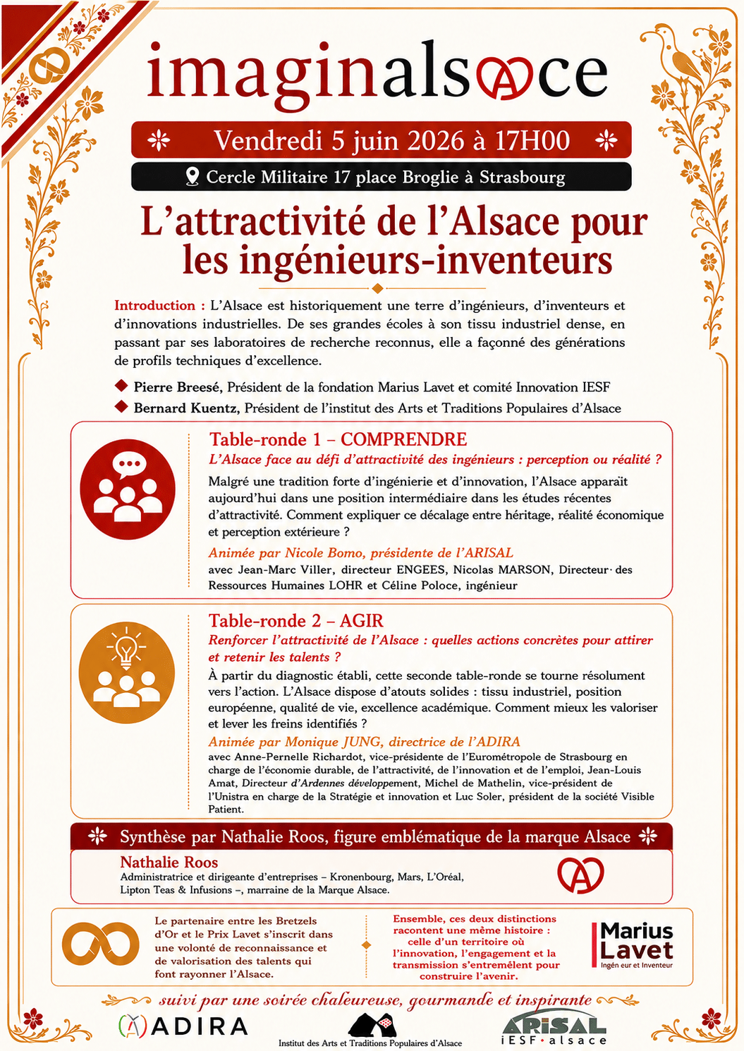 L’attractivité de l’Alsace pour les ingénieurs-inventeurs - Tables rondes