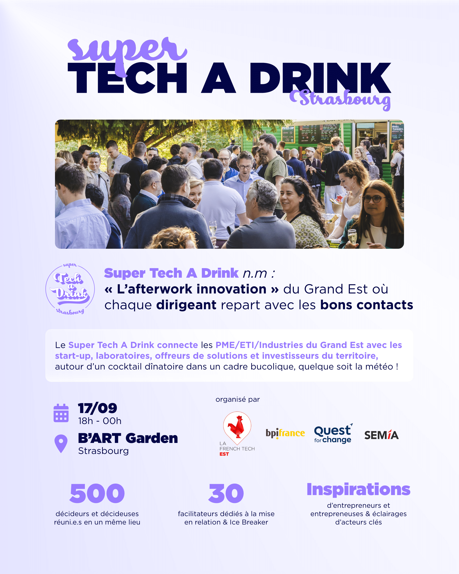 Super Tech A Drink – L’afterwork innovation du Grand Est