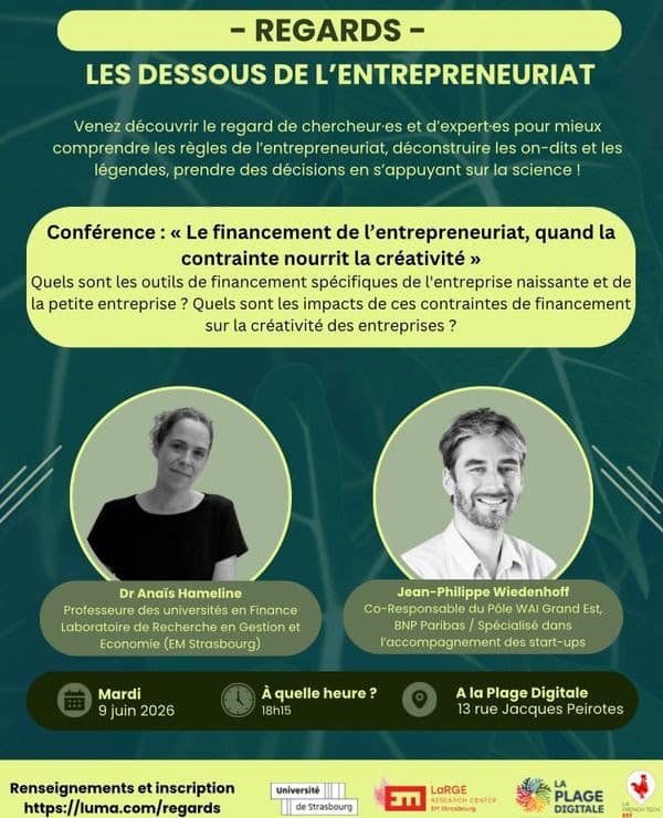 Regards - Le financement de l’entrepreneuriat, quand la contrainte nourrit la créativité