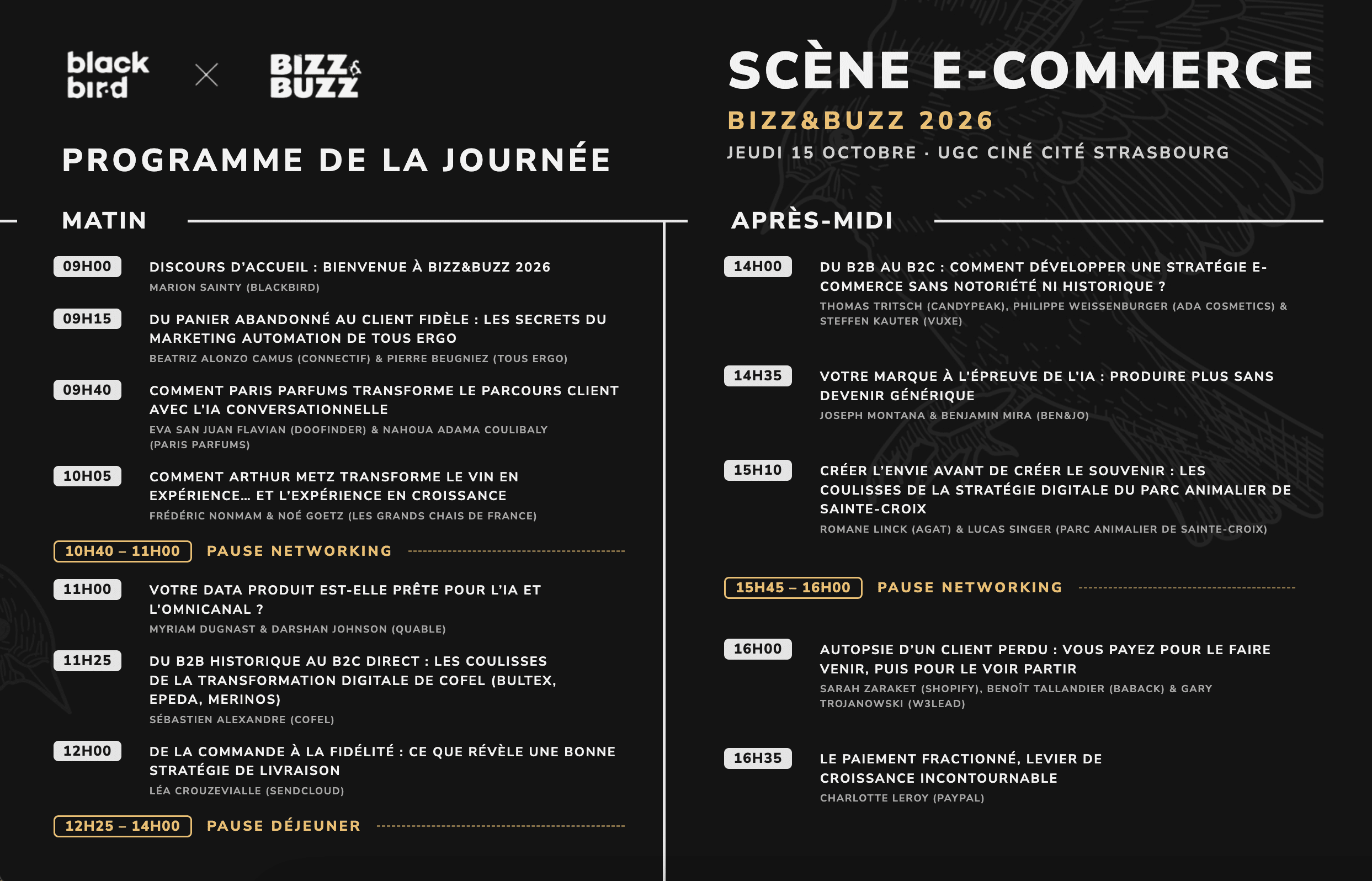 Scène e-commerce du festival Bizz&Buzz