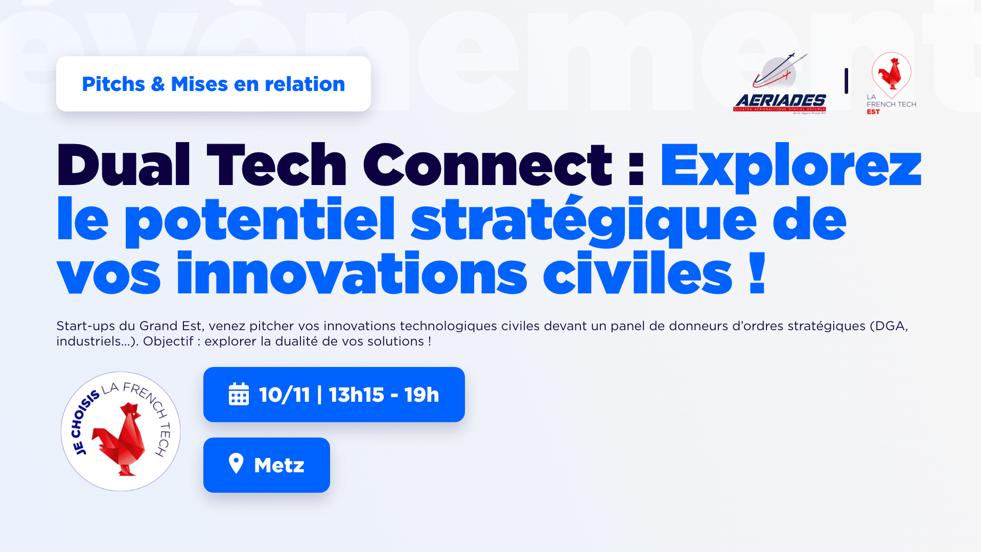 Dual Tech Connect : Explorez le potentiel stratégique de vos innovations civiles !
